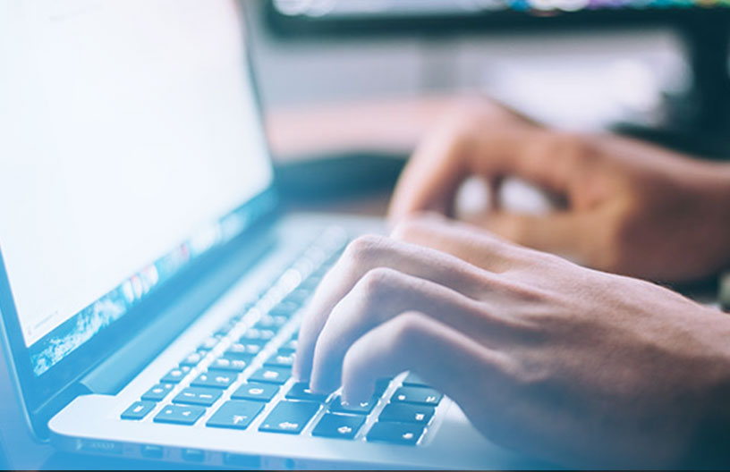 Image of a person searching job positions on a laptop, to represent how Mier Recruitment can help skip this process and provide great candidates